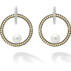 New LAGOS Caviar Pearl Drop Earrings
