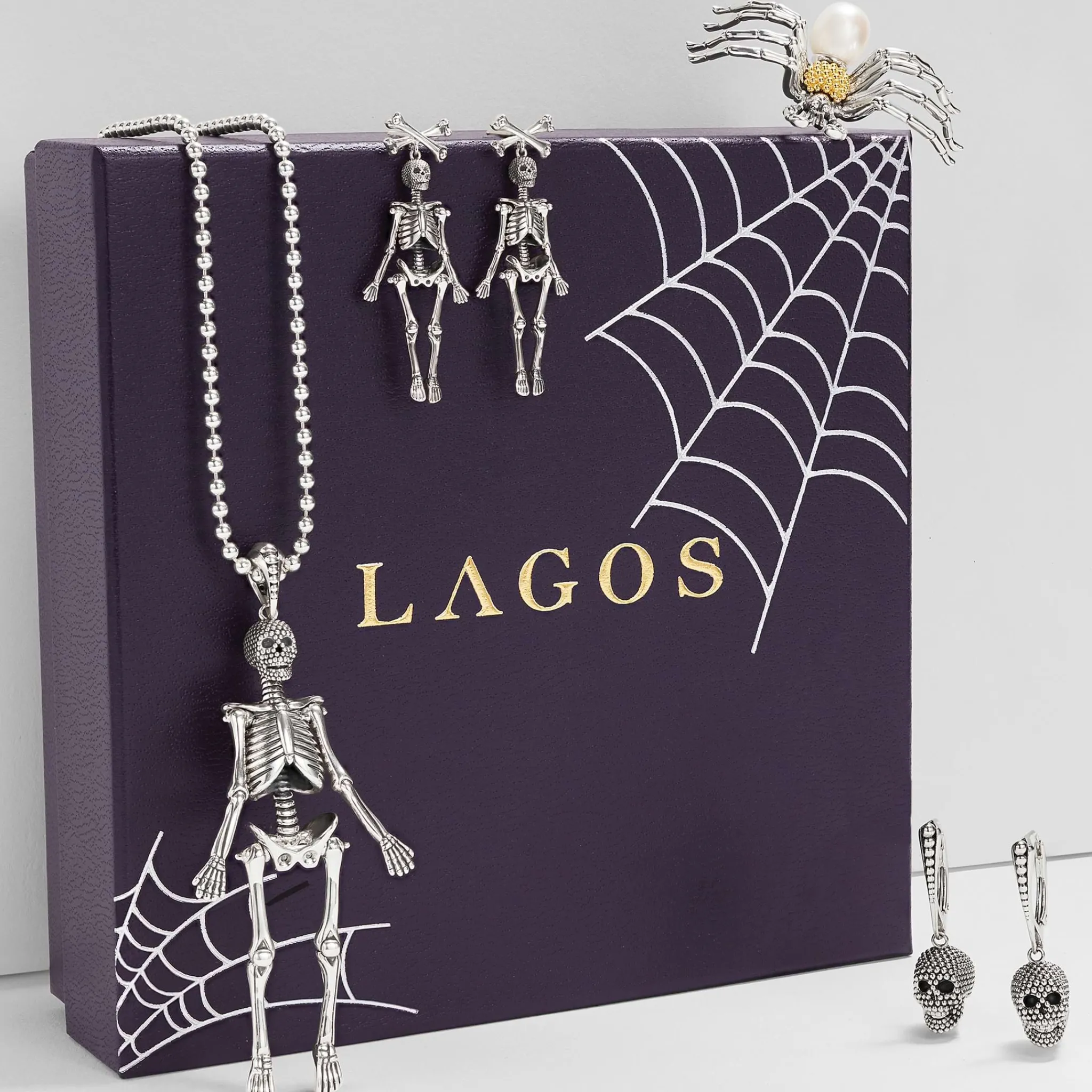 Sale LAGOS Caviar Skeleton Pendant Necklace