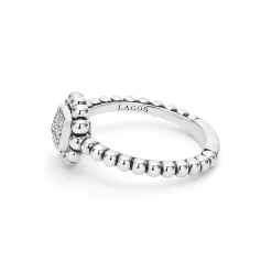Store LAGOS Caviar Square Diamond Ring