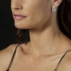 Best Sale LAGOS Caviar Square Diamond Stud Earrings