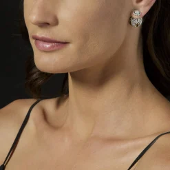 Best Sale LAGOS Caviar Square Diamond Stud Earrings