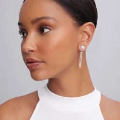 Best Sale LAGOS Caviar Square Diamond Stud Earrings
