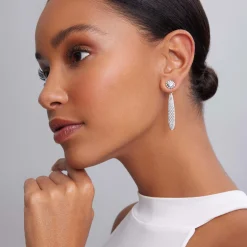 Best Sale LAGOS Caviar Square Diamond Stud Earrings