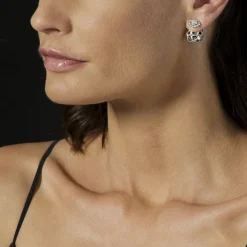 Best Sale LAGOS Caviar Square Diamond Stud Earrings