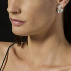 Best Sale LAGOS Caviar Square Diamond Stud Earrings