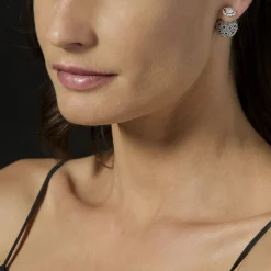 Best Sale LAGOS Caviar Square Diamond Stud Earrings