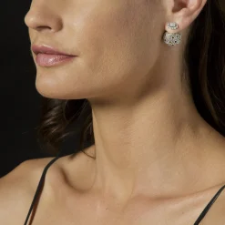 Best Sale LAGOS Caviar Square Diamond Stud Earrings