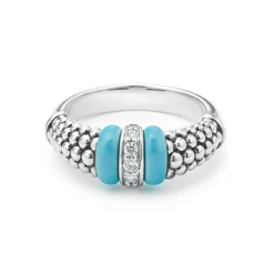Sale LAGOS Ceramic And Caviar Diamond Ring