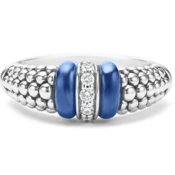 Sale LAGOS Ceramic And Diamond Caviar Ring