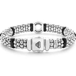 Hot LAGOS Ceramic And Diamond Circle Bracelet | 9Mm