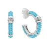 Flash Sale LAGOS Ceramic And Diamond Hoop Earrings