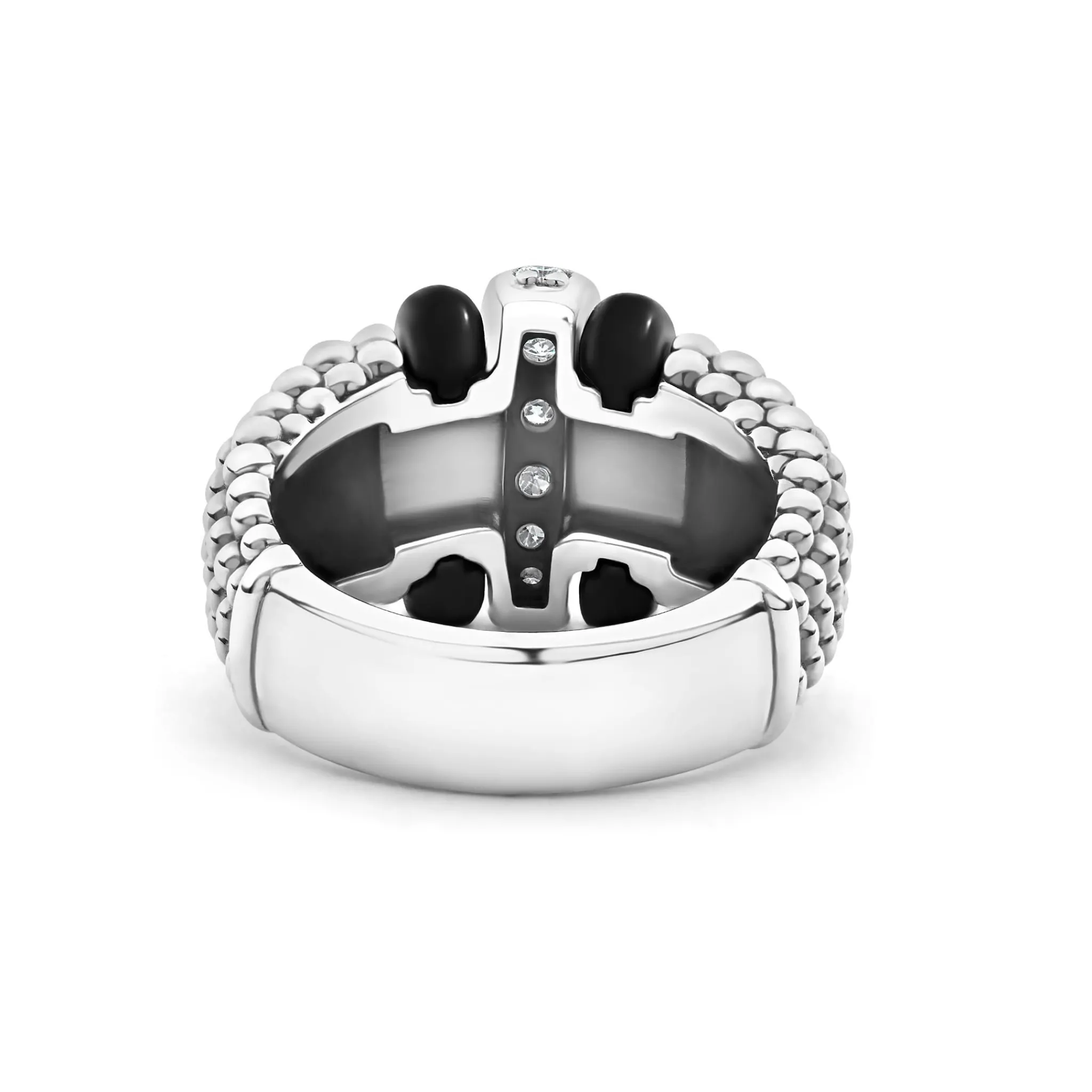 Best LAGOS Ceramic Caviar Diamond Ring