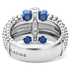 Flash Sale LAGOS Ceramic Caviar Diamond Ring