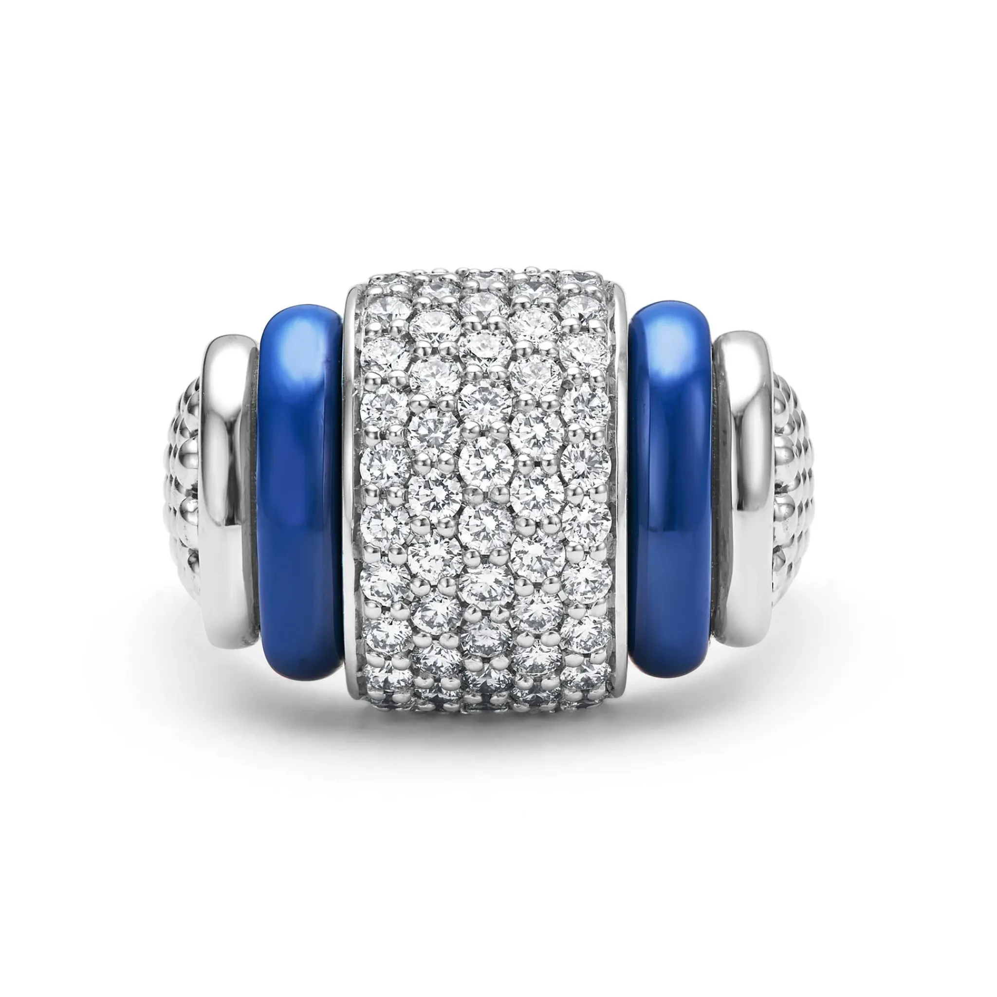 Best LAGOS Ceramic Caviar Diamond Statement Ring