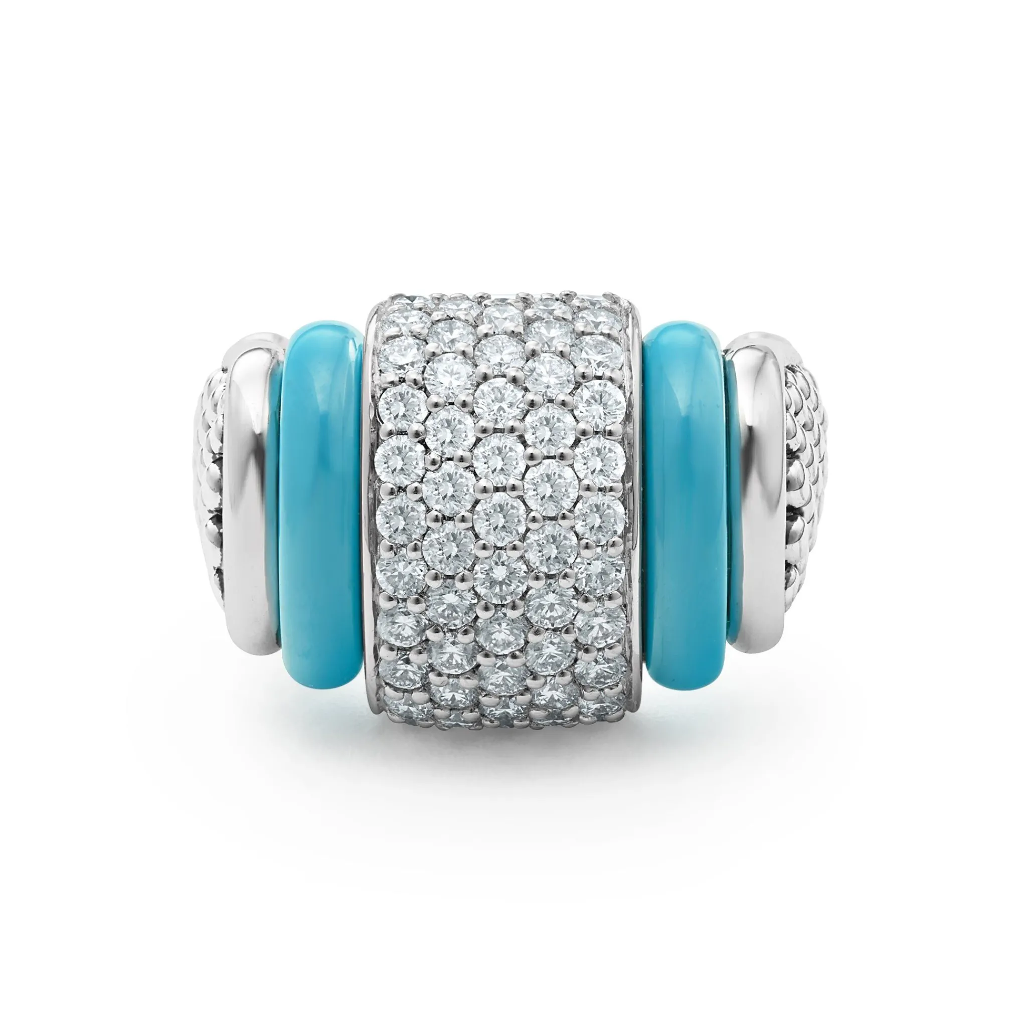 Sale LAGOS Ceramic Caviar Diamond Statement Ring