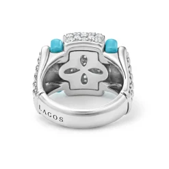 Sale LAGOS Ceramic Caviar Diamond Statement Ring