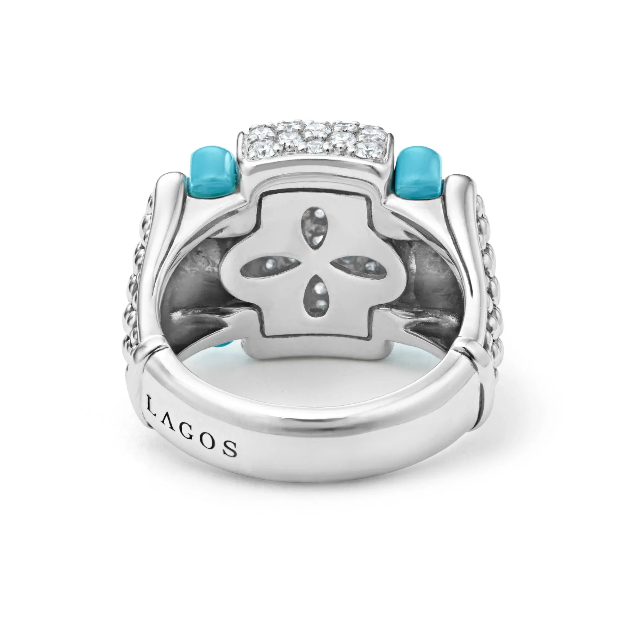 Sale LAGOS Ceramic Caviar Diamond Statement Ring