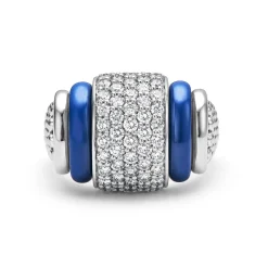Clearance LAGOS Ceramic Caviar Diamond Statement Ring