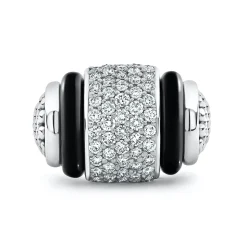 Clearance LAGOS Ceramic Caviar Diamond Statement Ring
