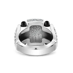 Clearance LAGOS Ceramic Caviar Diamond Statement Ring