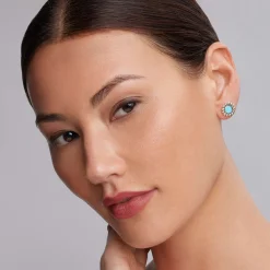 Sale LAGOS Ceramic Circle Stud Earrings