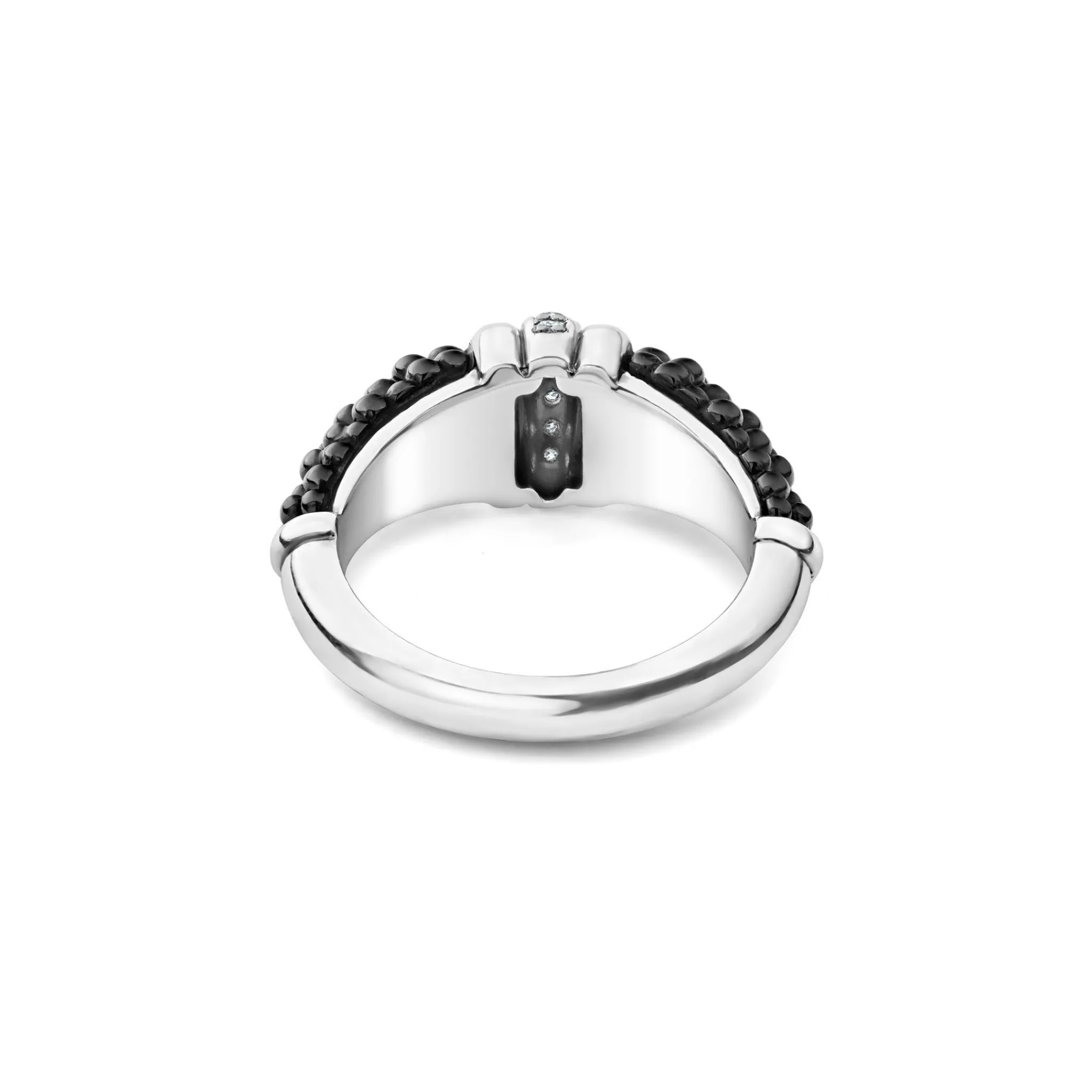 Cheap LAGOS Ceramic Diamond Stacking Ring