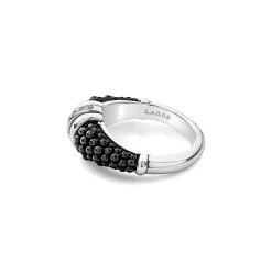Cheap LAGOS Ceramic Diamond Stacking Ring