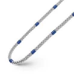 Sale LAGOS Ceramic Three Bead Station Caviar Necklace