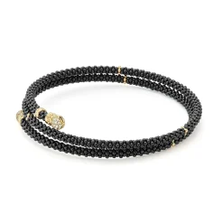 Shop LAGOS Ceramic Wrap Diamond Bracelet