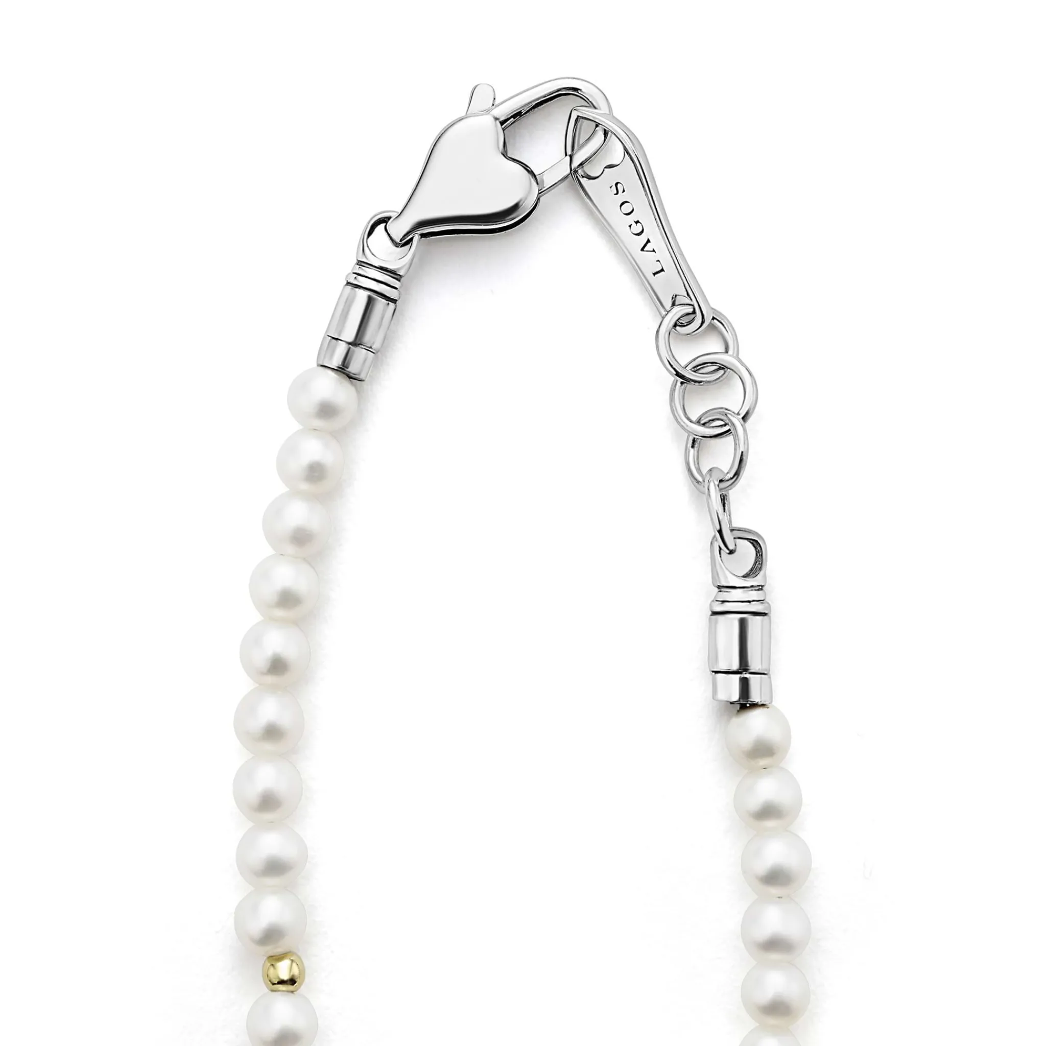 Best LAGOS Childs First Gold Station Pearl Bracelet