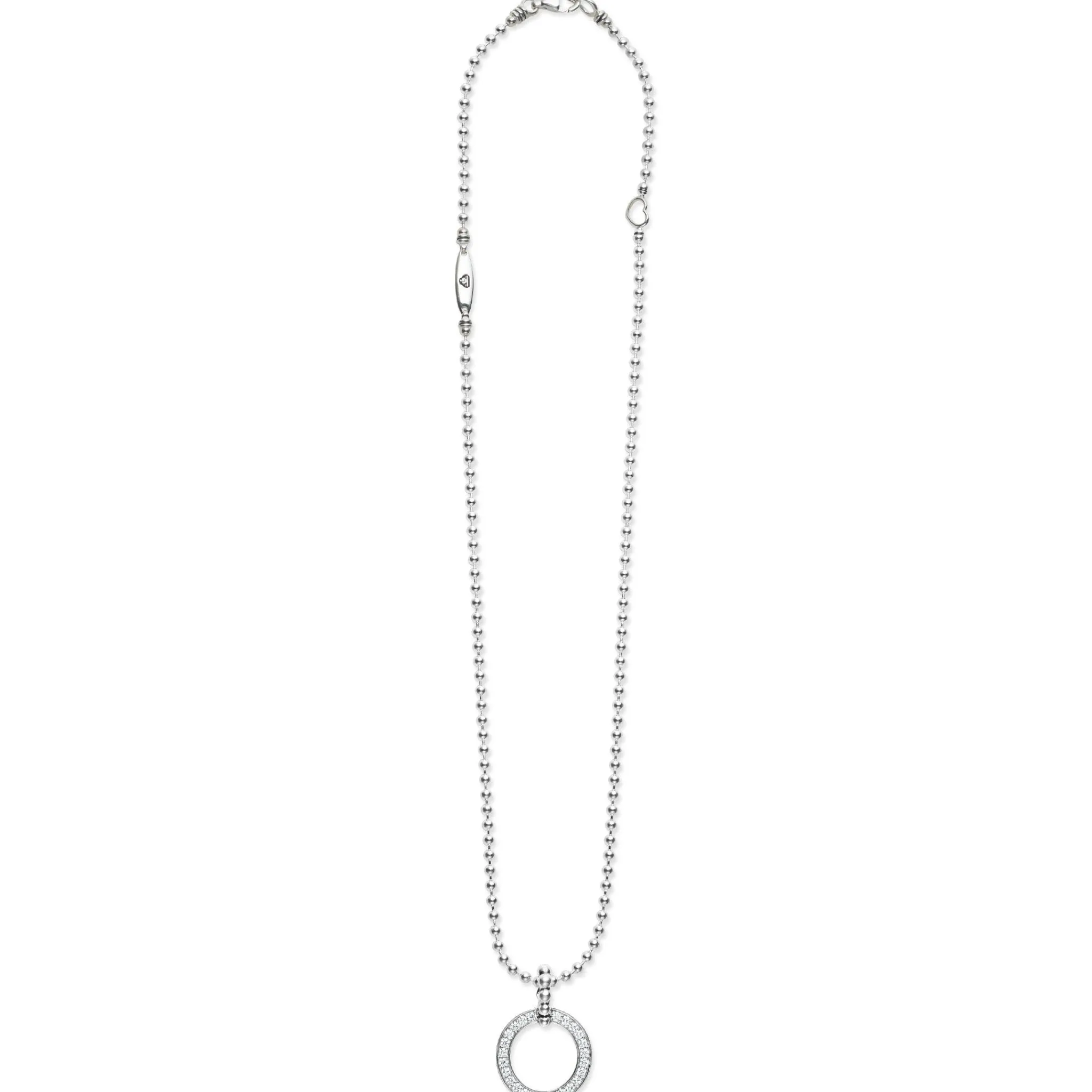 Store LAGOS Circle Diamond Pendant Necklace