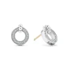 Online LAGOS Circle Diamond Stud Earrings