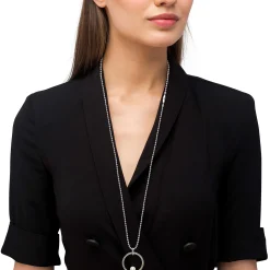Hot LAGOS Circle Pearl Statement Necklace