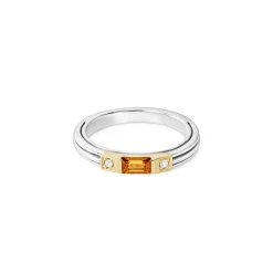 Discount LAGOS Citrine And Diamond Stacking Ring