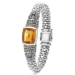 New LAGOS Citrine Caviar Bracelet | 9Mm