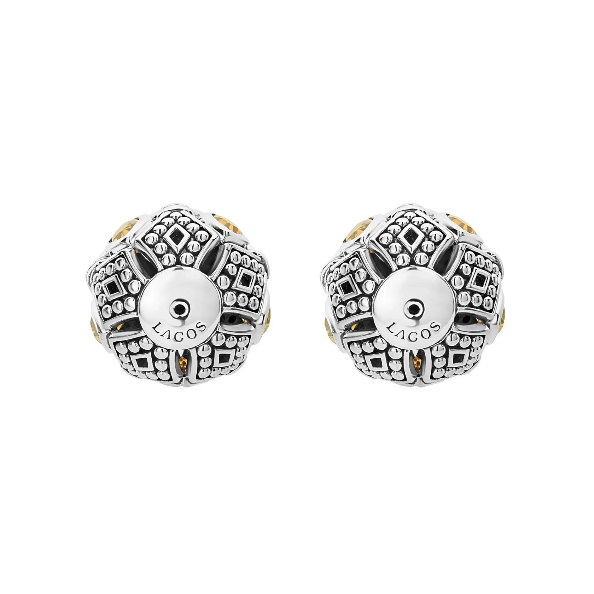 Cheap LAGOS Citrine Earring Backs