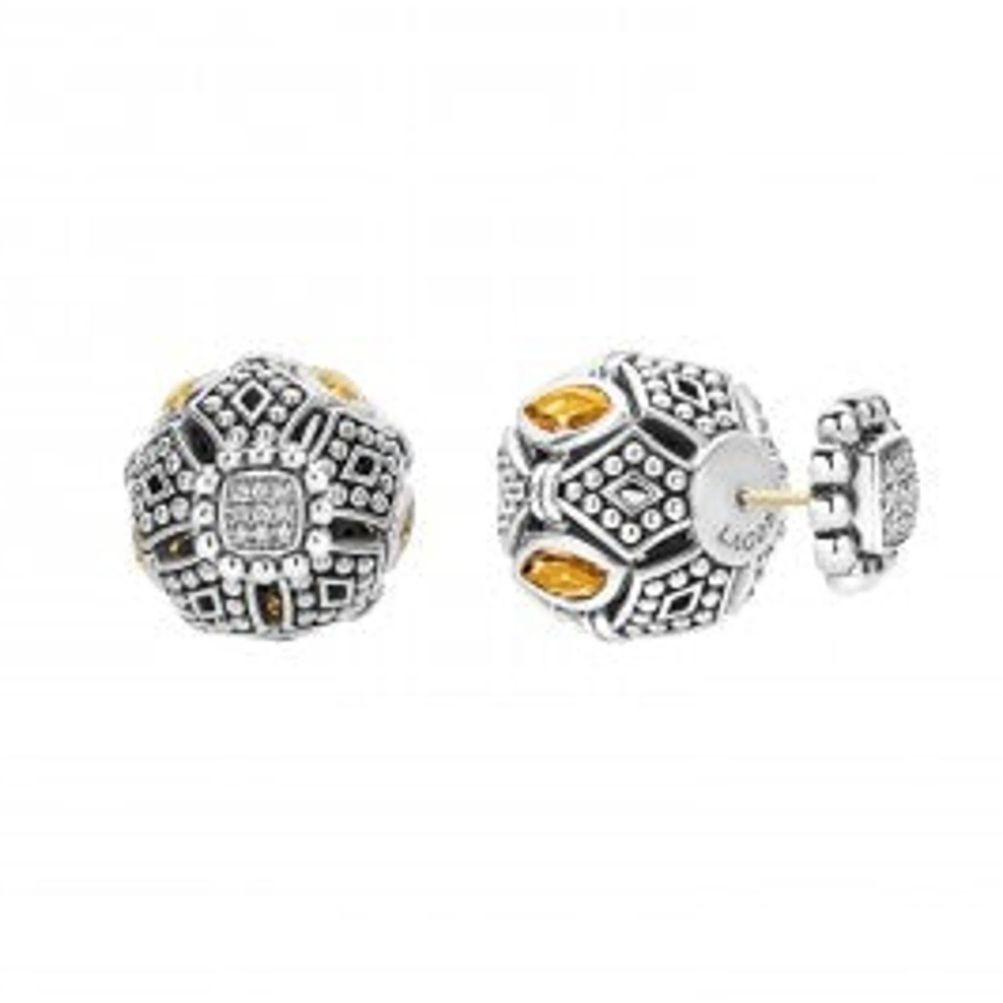 Cheap LAGOS Citrine Earring Backs