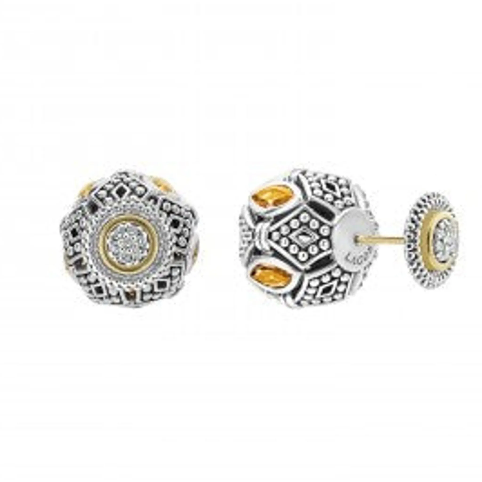 Cheap LAGOS Citrine Earring Backs