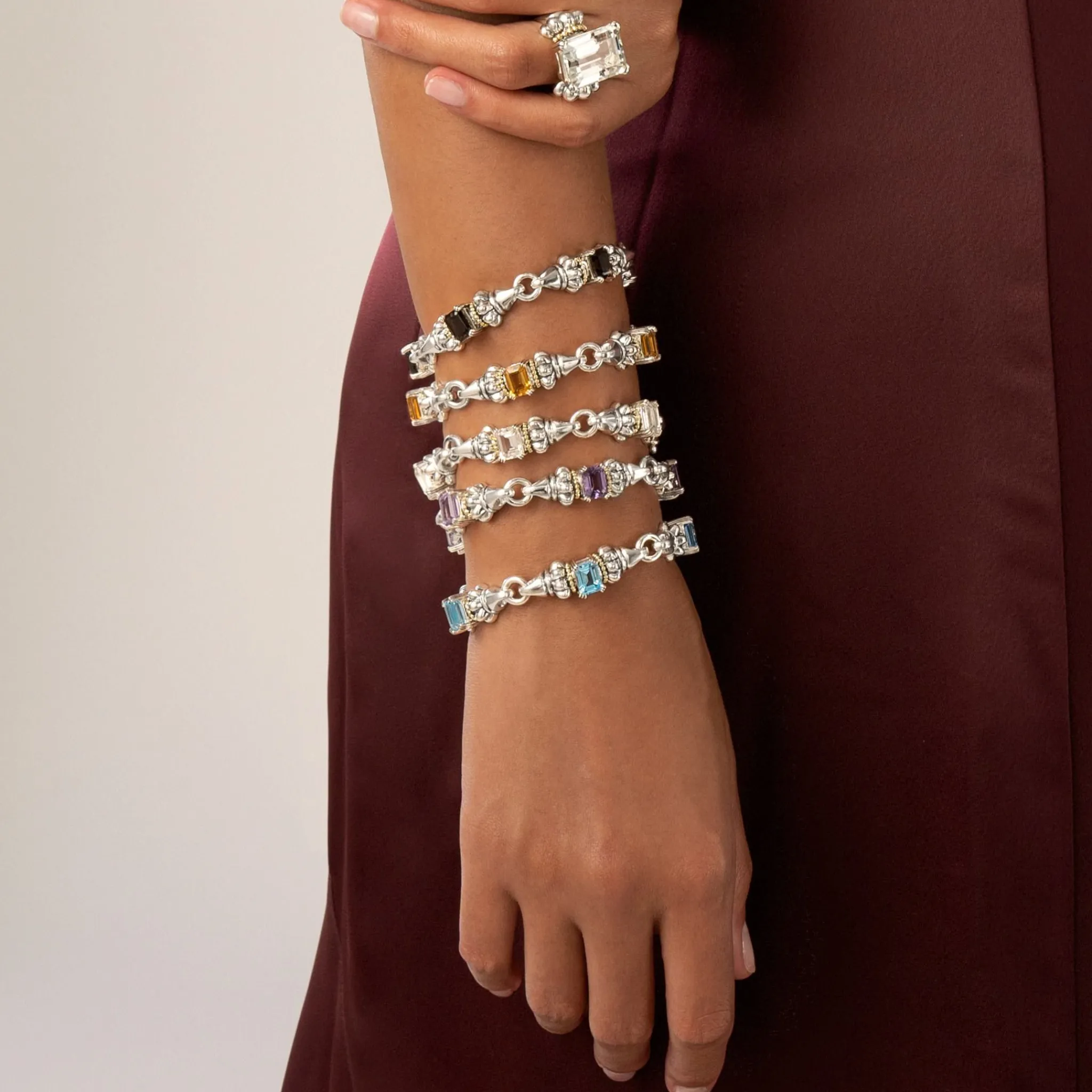 Store LAGOS Classic White Topaz Bracelet