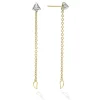 Discount LAGOS Convertible Chain Diamond Stud Earrings