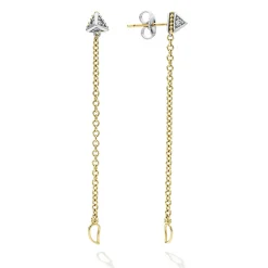 Discount LAGOS Convertible Chain Diamond Stud Earrings