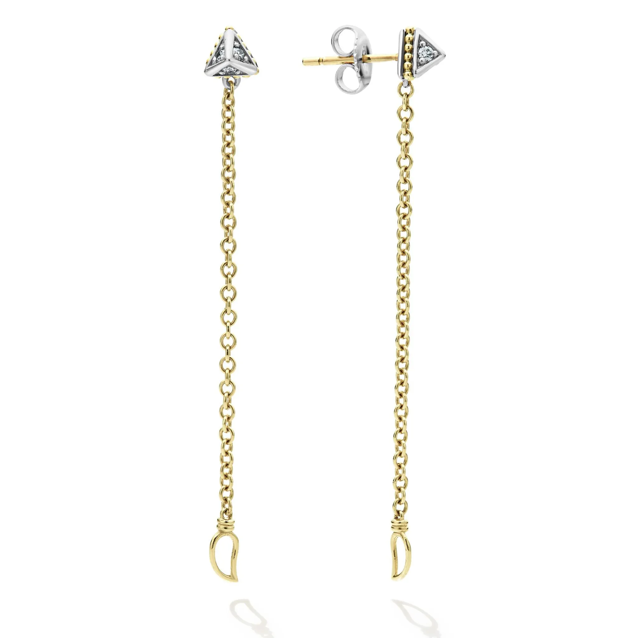 Discount LAGOS Convertible Chain Diamond Stud Earrings