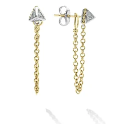 Discount LAGOS Convertible Chain Diamond Stud Earrings