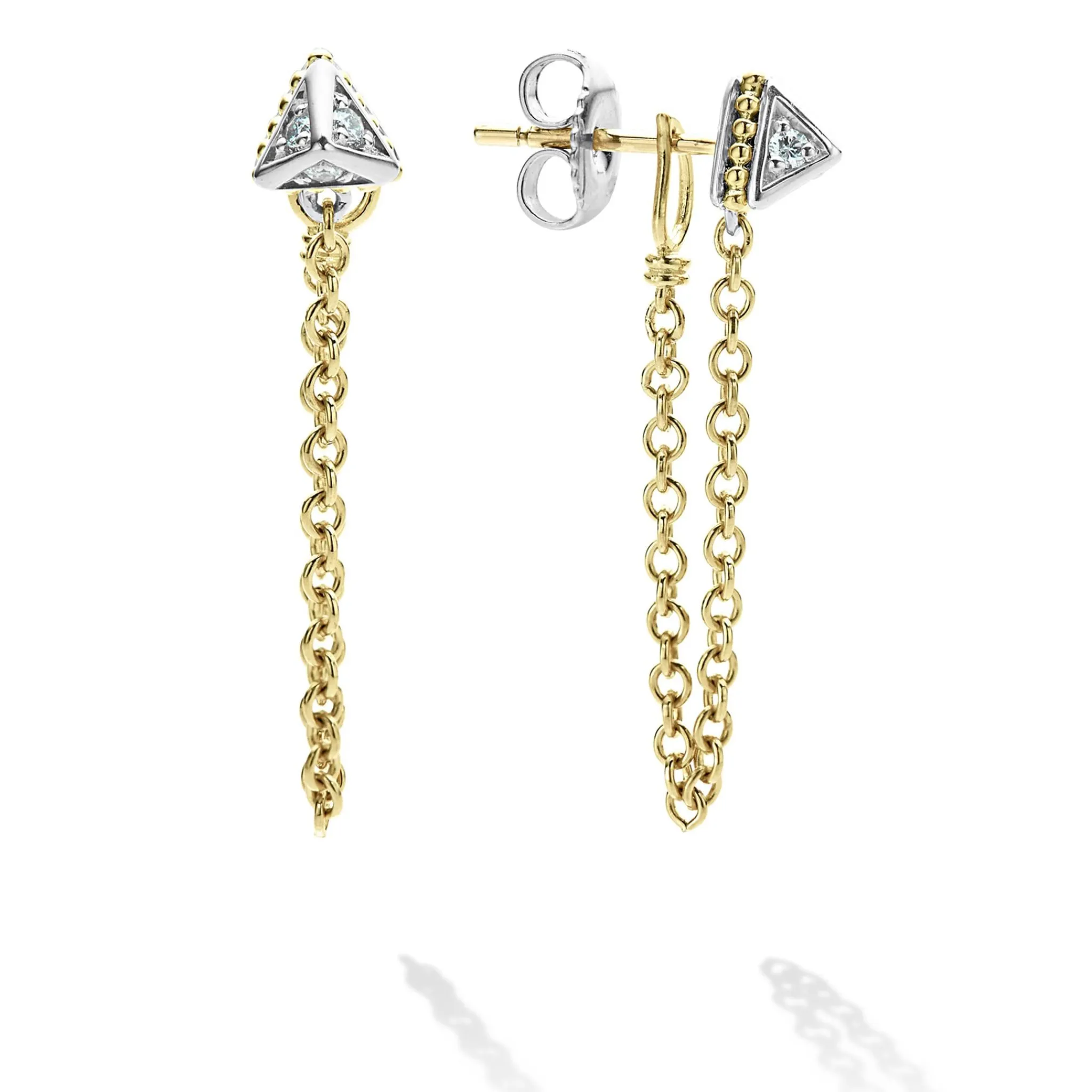 Discount LAGOS Convertible Chain Diamond Stud Earrings