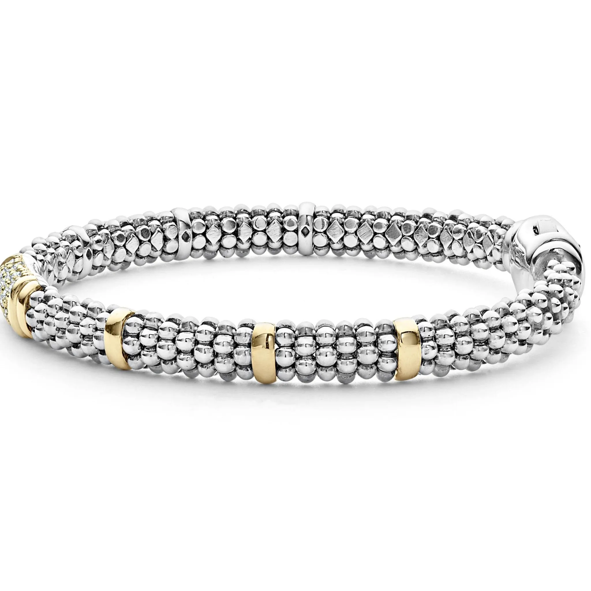 Online LAGOS Diamond Caviar Bracelet | 6Mm