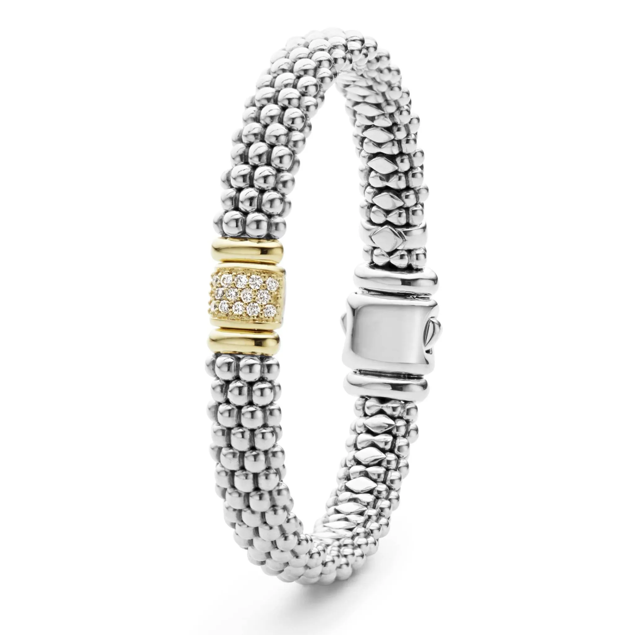 Outlet LAGOS Diamond Caviar Bracelet | 9Mm