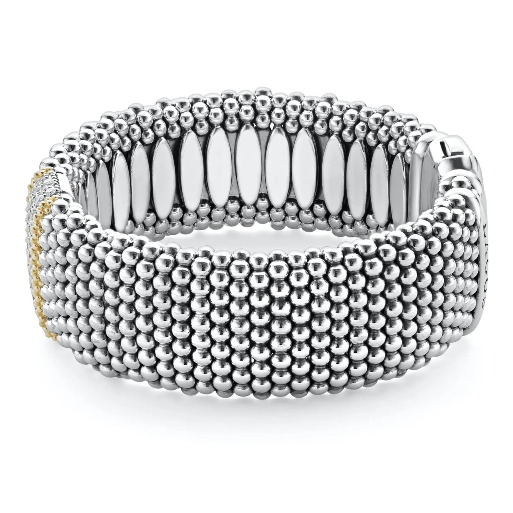 New LAGOS Diamond Caviar Bracelet | 23Mm