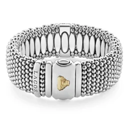 New LAGOS Diamond Caviar Bracelet | 23Mm