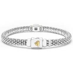 Hot LAGOS Diamond Caviar Bracelet | 6Mm