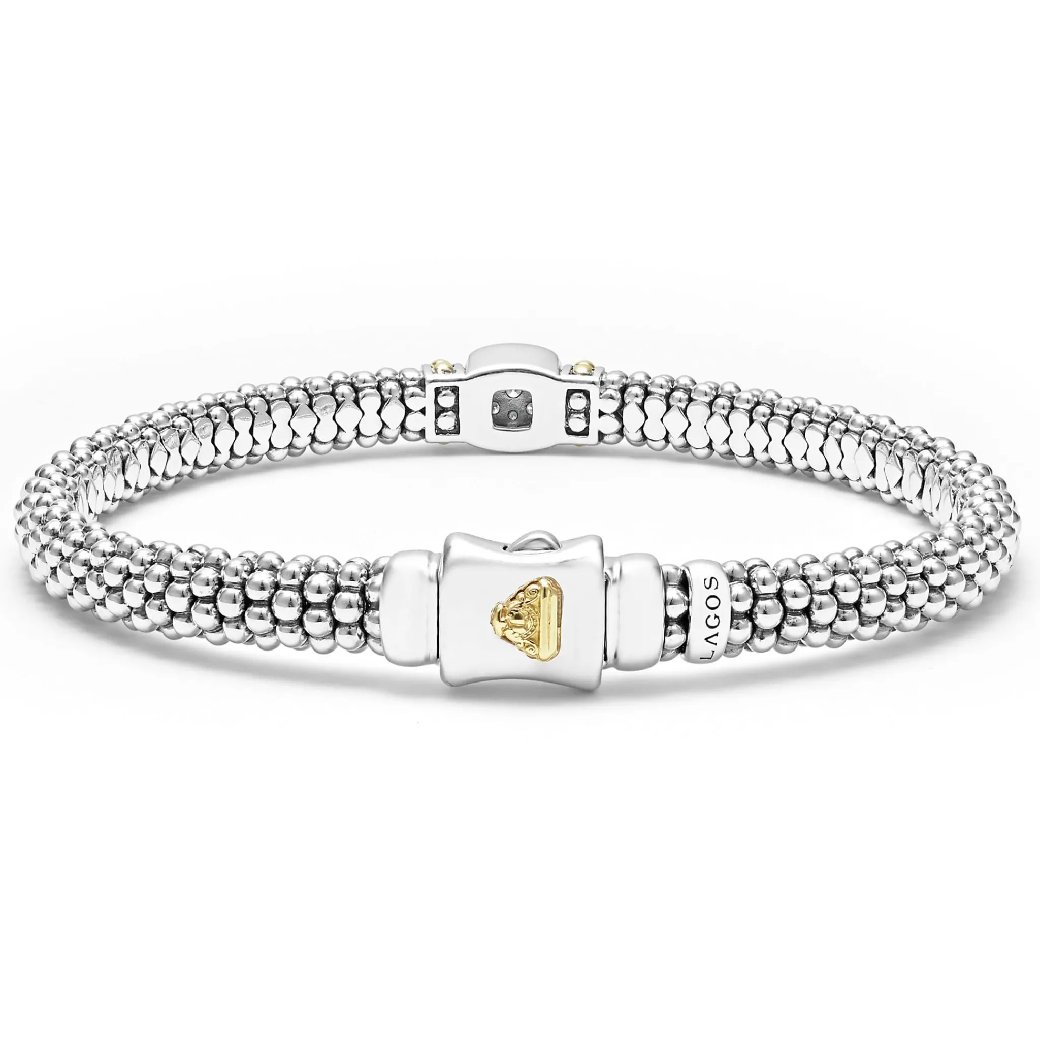 Hot LAGOS Diamond Caviar Bracelet | 6Mm